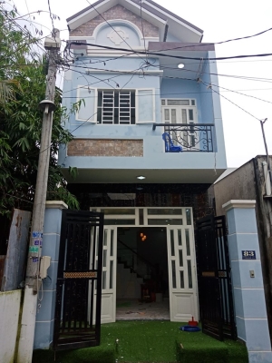 Bán Nhà đường TX38, dt 4.7x12.5m thiết kế 1trệt, 1 lầu 