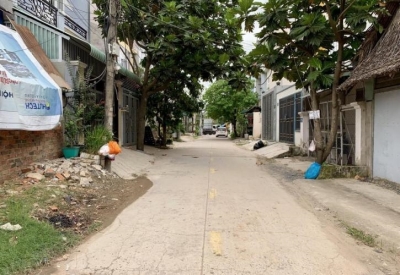 Đất thổ cư 5.5x15m mặt tiền đường Thạnh Xuân 38, Quận 12 