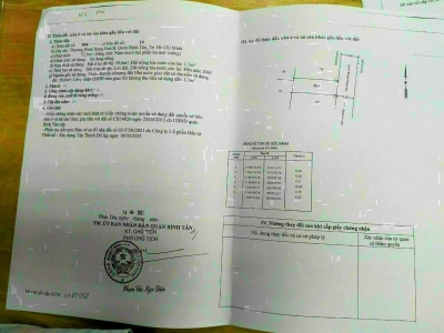 Bán đất gần đường Nguyễn Thị Tú 