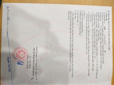 Bán đất thổ cư đường TX 22 Quận 12 