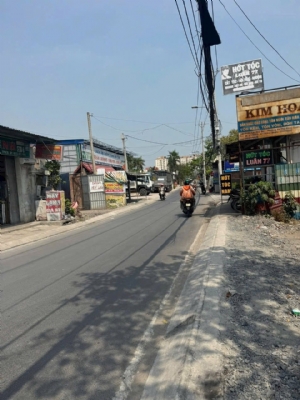 đất mặt tiền vười lài nối dài an phú đông quận 12 tiện buôn bán 