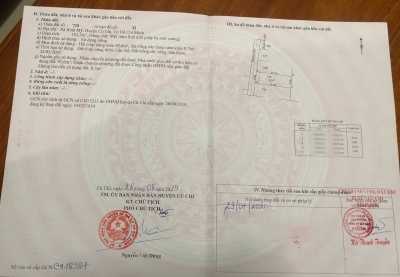 Đất Thổ cư xây dựng ngay, Cầu Ông Huyện, Tỉnh lộ 9 vào 200m 