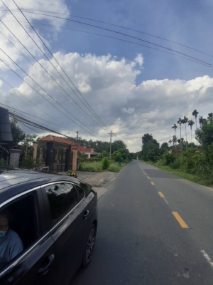 Đất thổ cư mặt tiền đường nhựa Nguyễn Thị Rành, về thị trấn Củ Chi 20 phút 